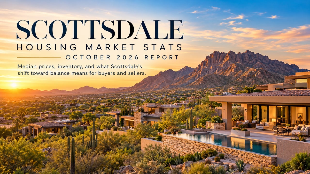 Scottsdale Housing Market Stats: October 2026 Report