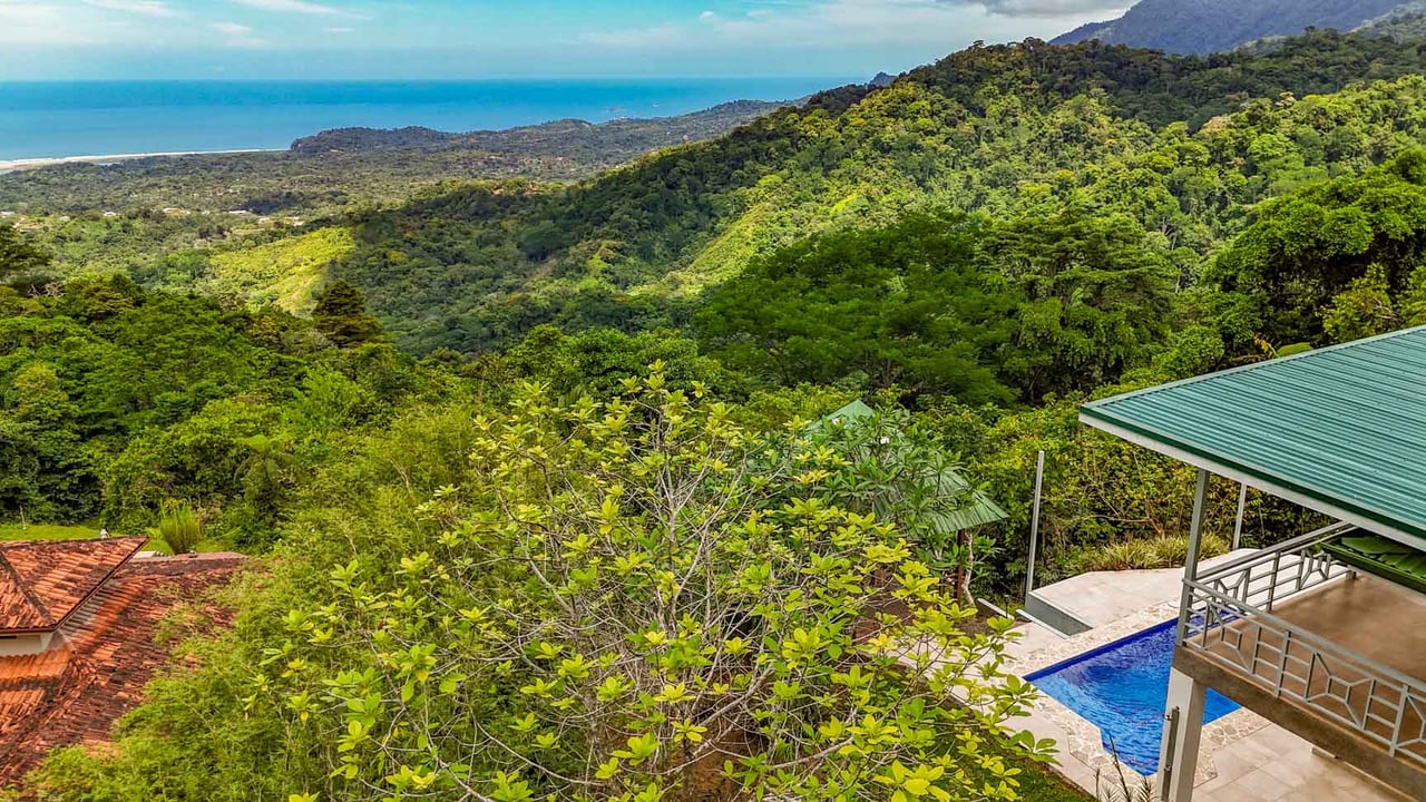 3-Bed Ocean View Home Near Ojochal, Costa Rica | 2.75 Acre Jungle Property
