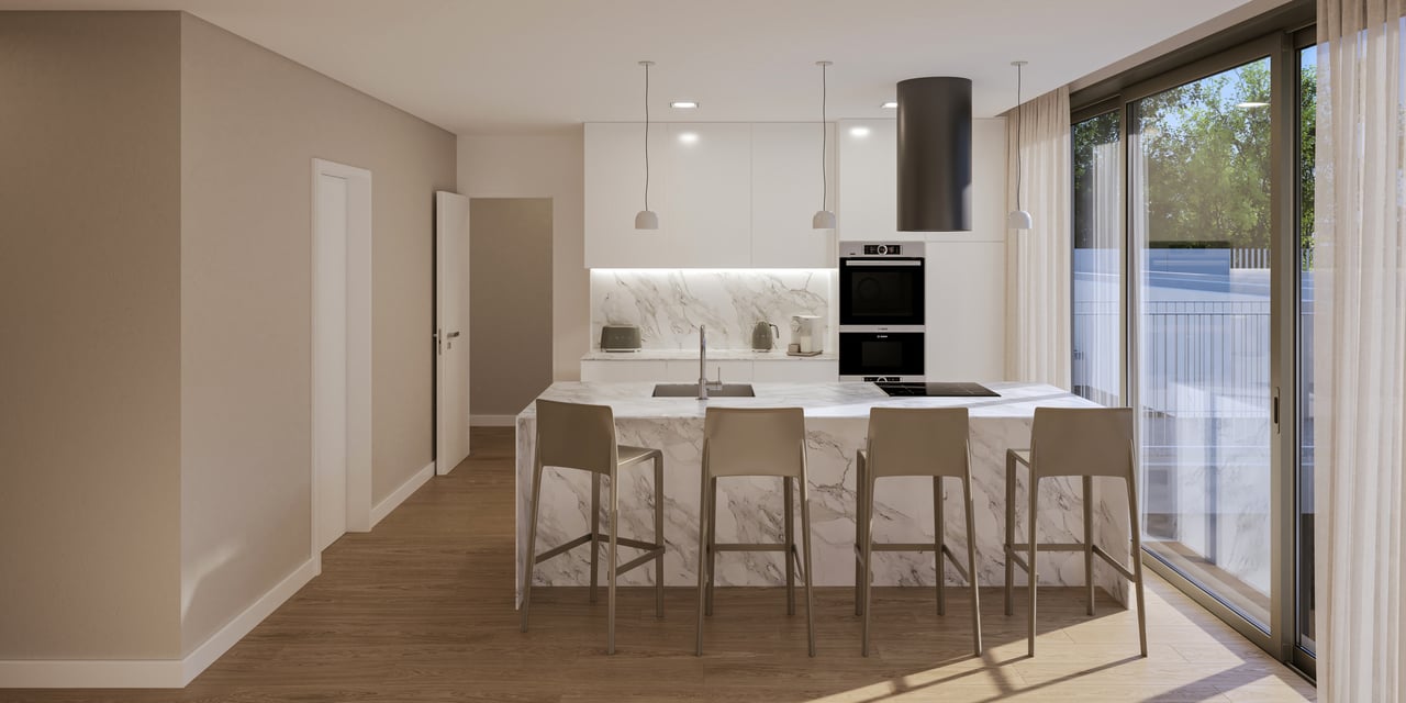 New Contemporary 3-Bedroom Villa with Pool in Lavra, Just 100m from the Ocean