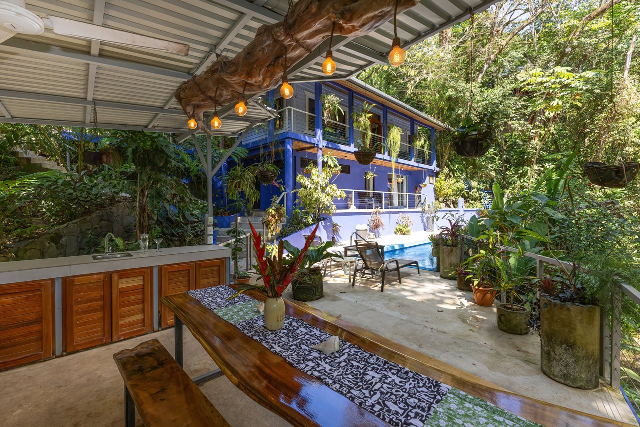 Casa Hermanas: Jungle Retreat with Pool, Guest Studio & Income Potential for Sale in Manuel Antonio