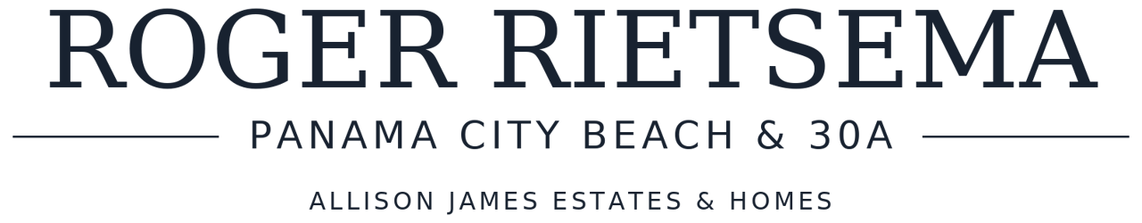 Roger Rietsema – Panama City Beach & 30A – Allison James Estates & Homes logo