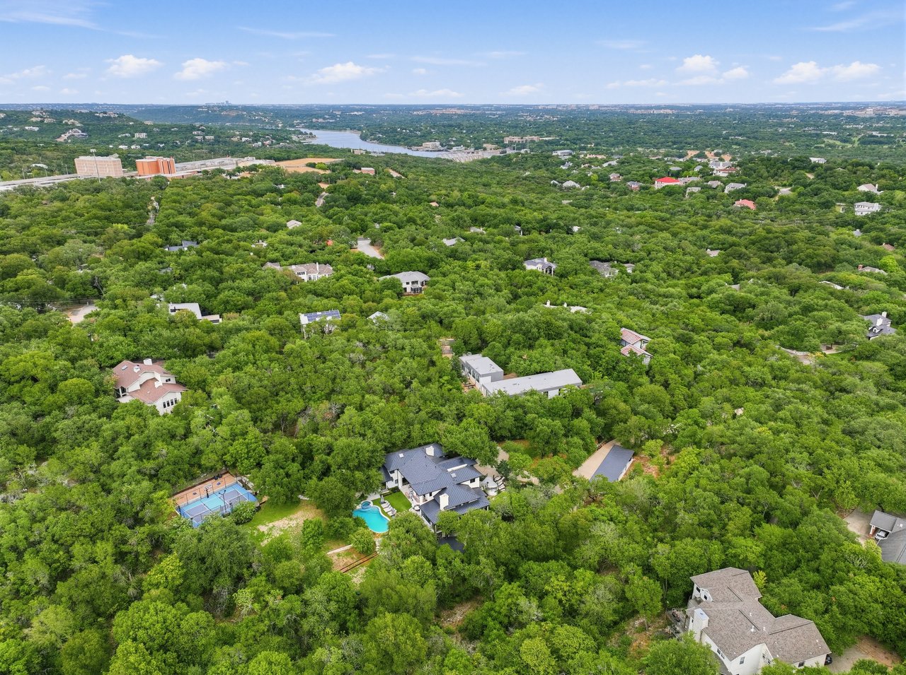 THE CANOPY 3.3 private acres in the heart of West Lake Hills.