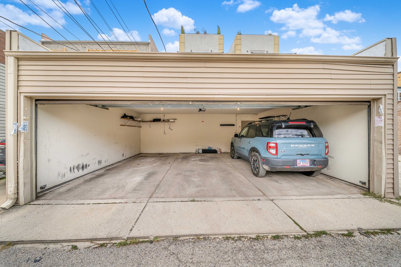 Garage with assigned parking space at 4319 N Richmond St #1N