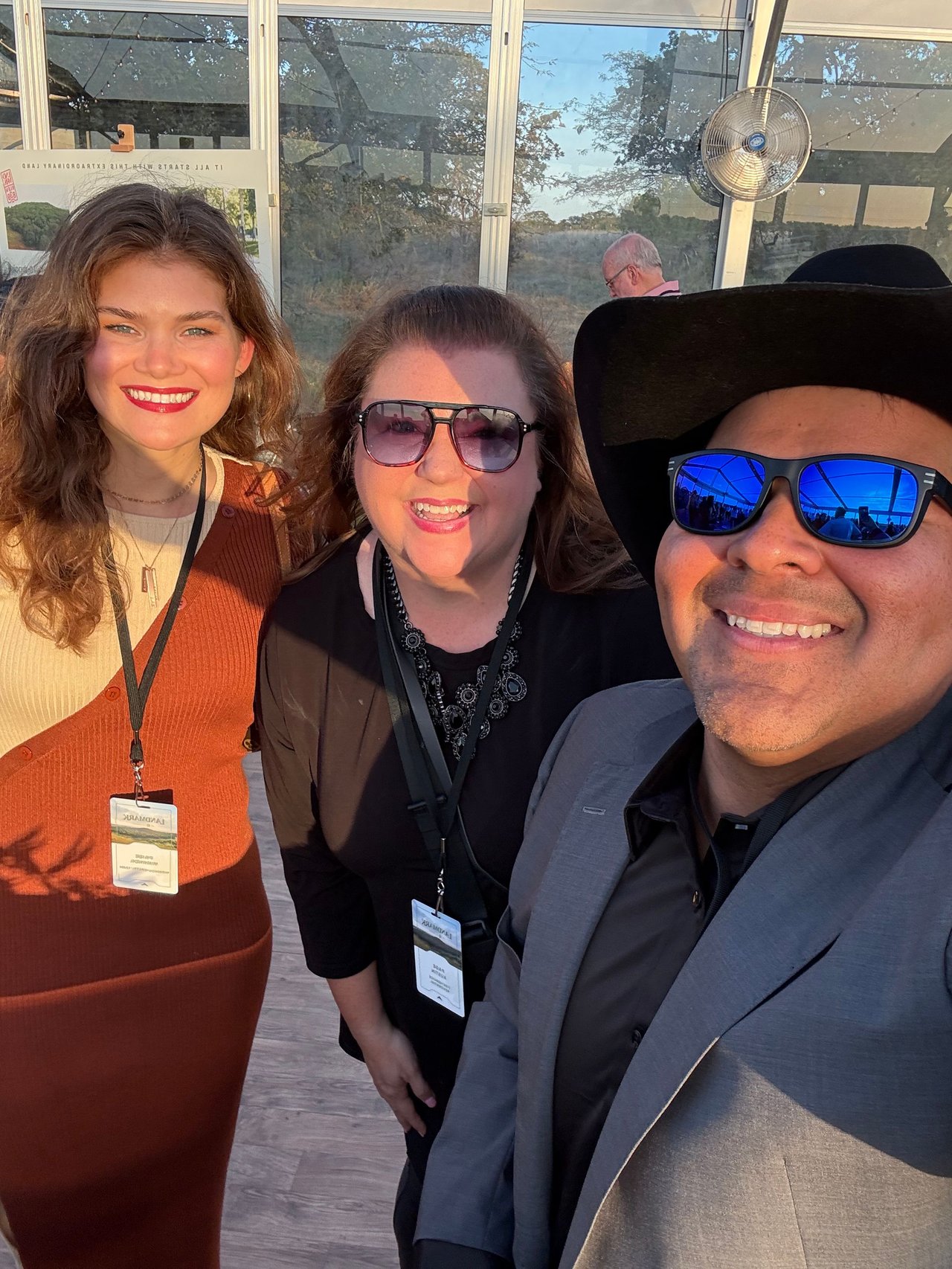 Edson Paige Miranda with Page Austin Lifestyle Director at Landmark by Hillwood unveiling Denton 3200 acres Best on Boards award