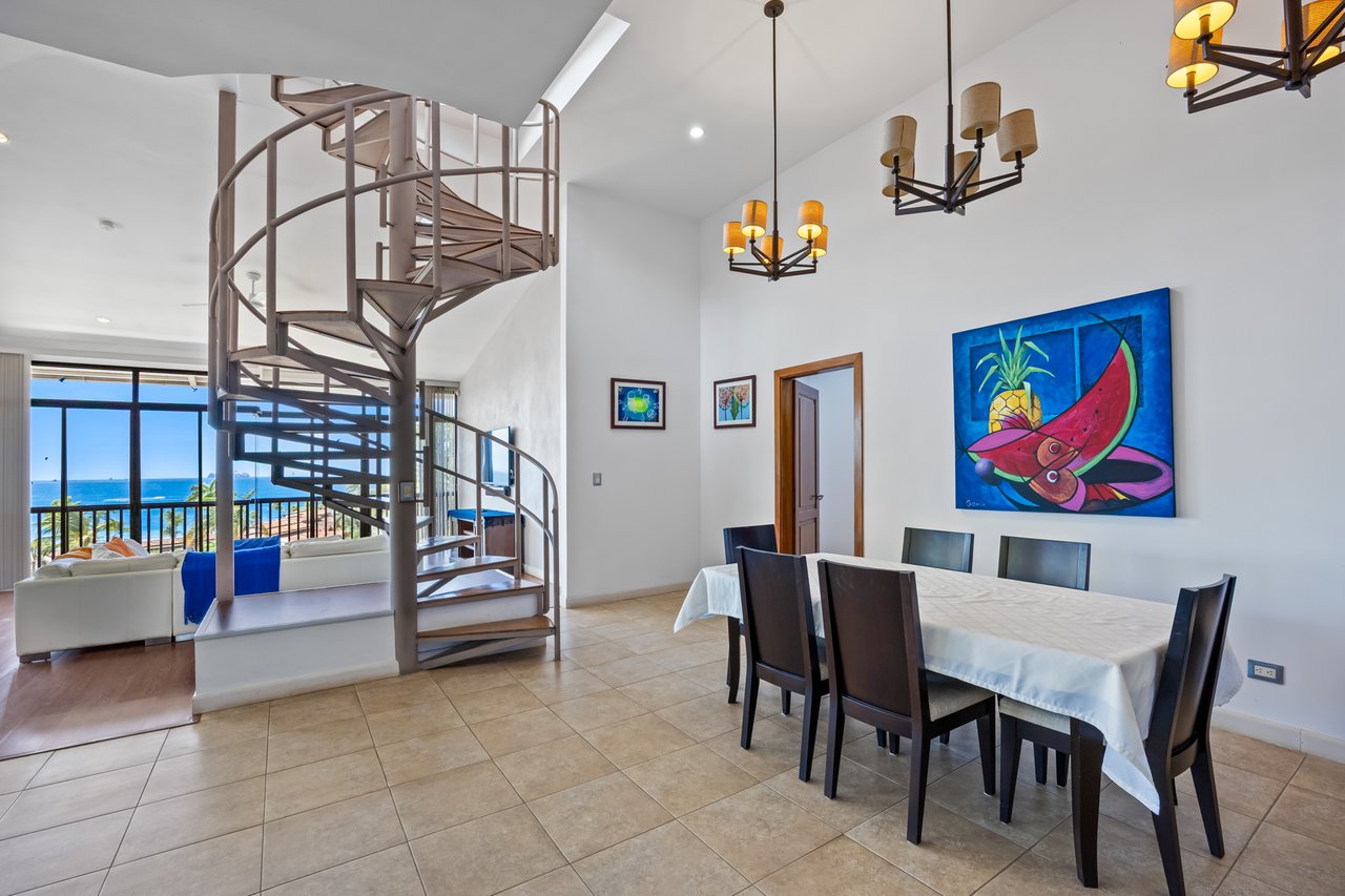 Casa Veranera & Bonus Lot | Elegant 7-Bedroom Coastal Estate with Ocean Views Steps from Playa Flamingo