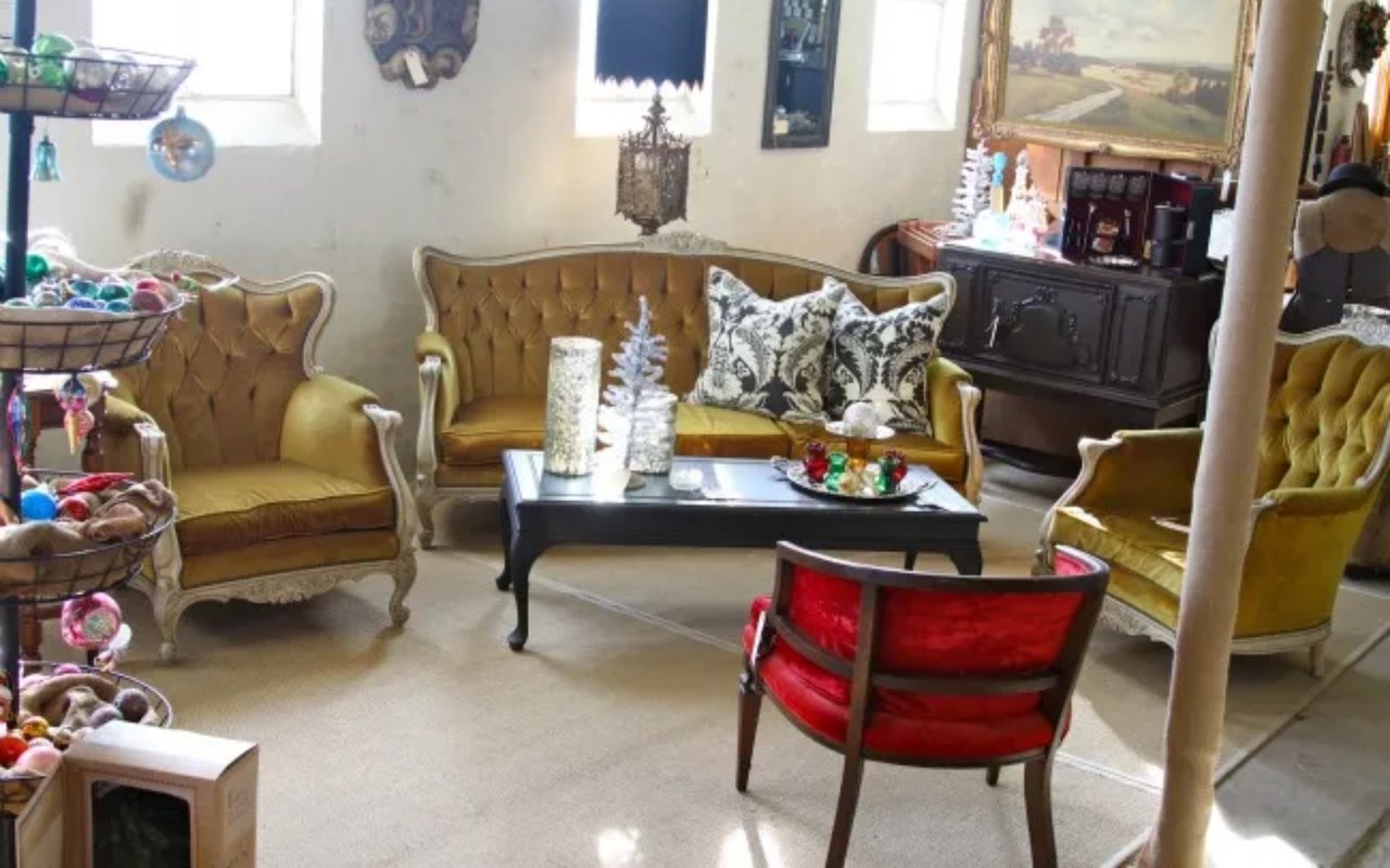 Fab Frenchy Couch & Wing Chairs