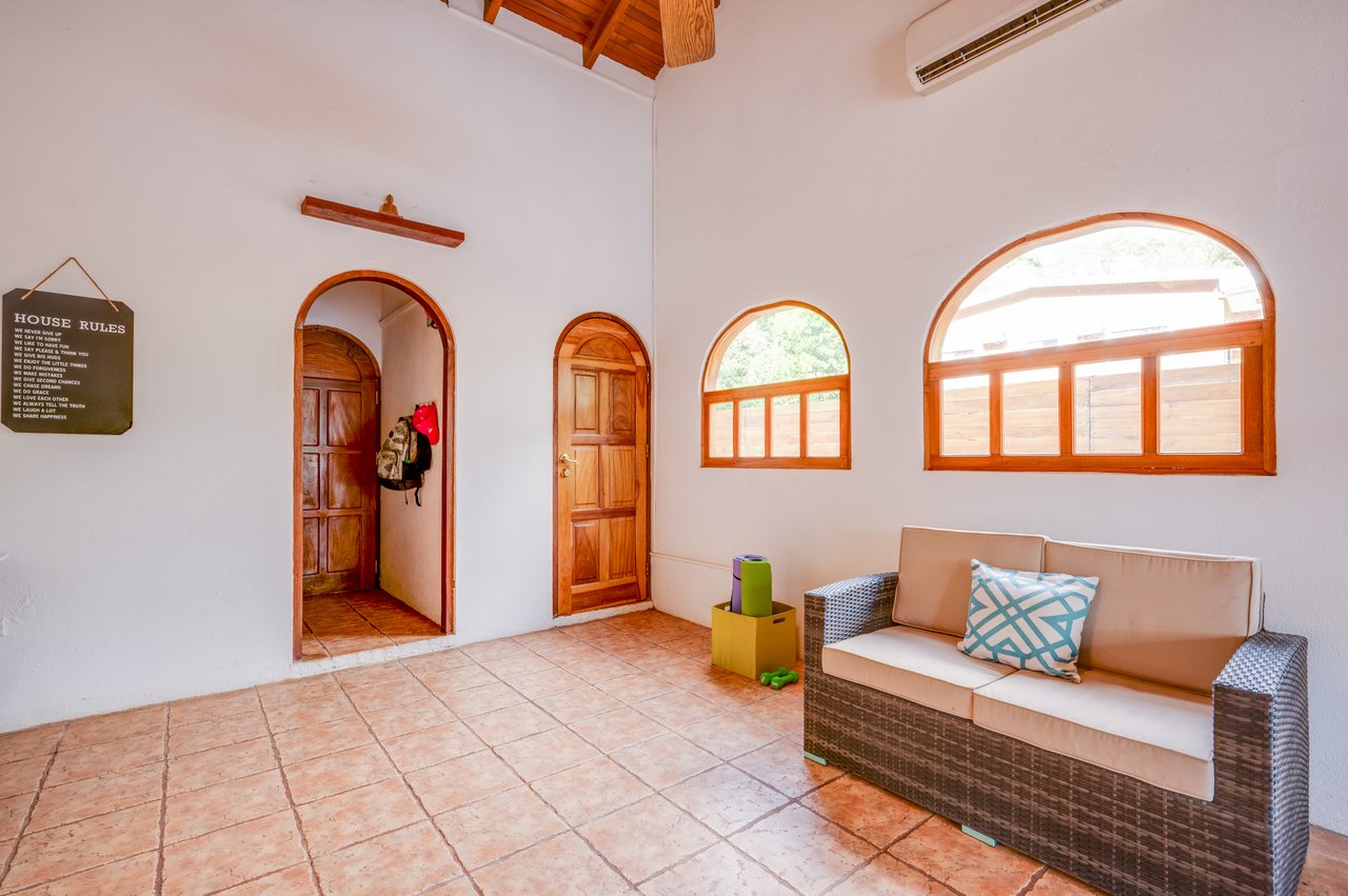 Casa de Luz | 3BR Tropical Home with Pool & Rancho, Walk to Potrero Beach