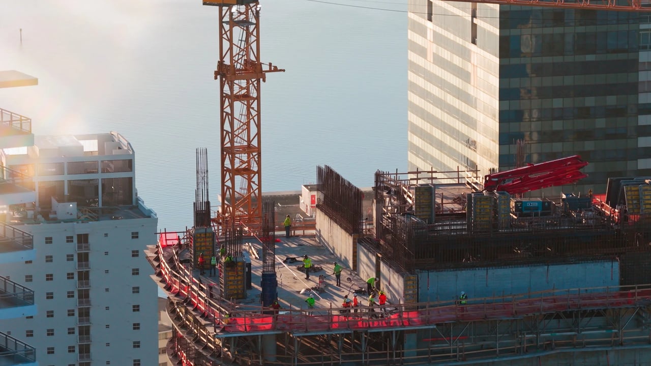 November 2025 | Cipriani Residences Miami, The Nearly 1,000-foot (300-meter) Supertall Tower in Brickell, Has Reached its Halfway Mark, Now Rising 44 Stories above the City