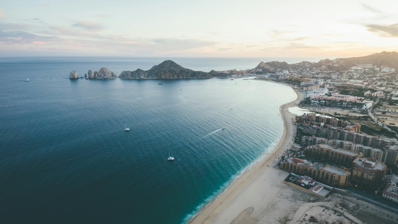 Scenic view of the Los Cabos coastline, Baja California Sur real estate location