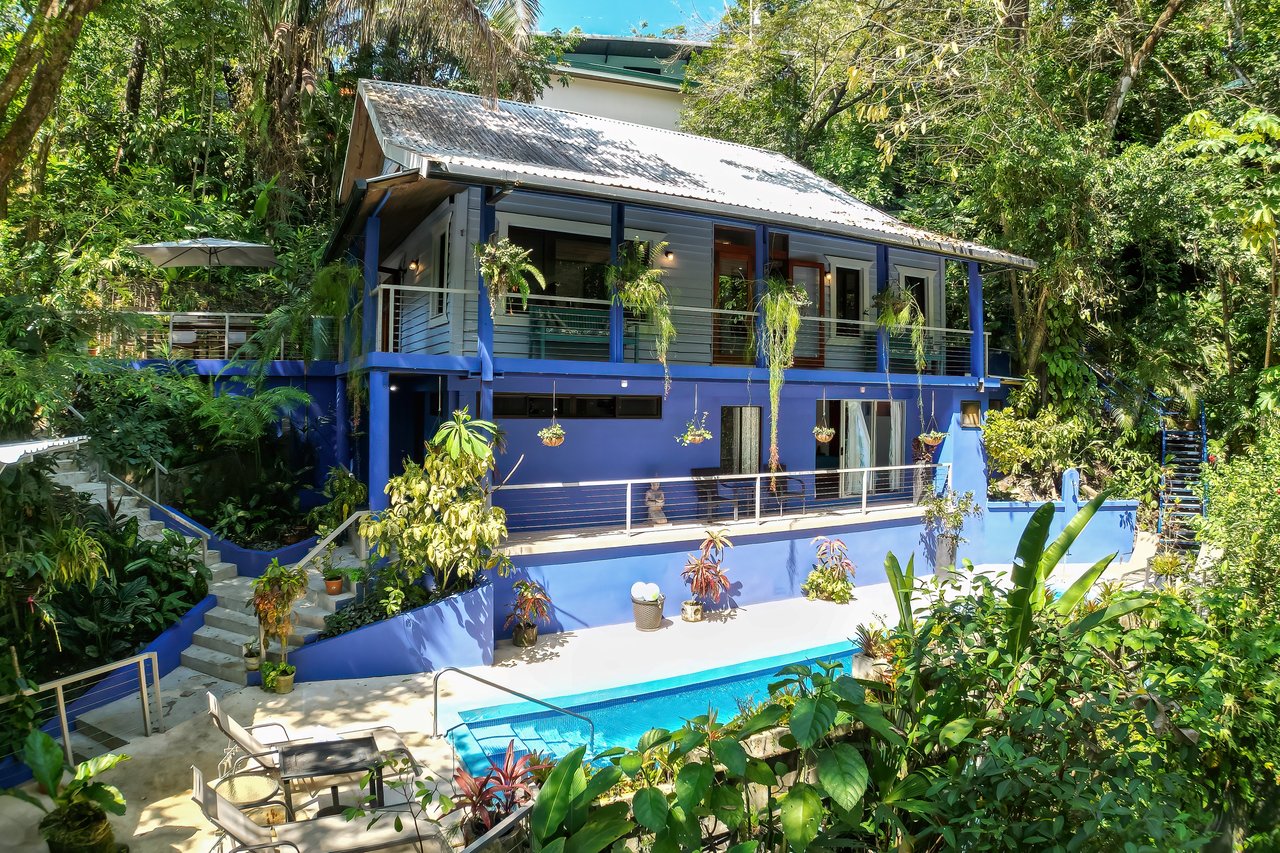 Casa Hermanas: Jungle Retreat with Pool, Guest Studio & Income Potential for Sale in Manuel Antonio