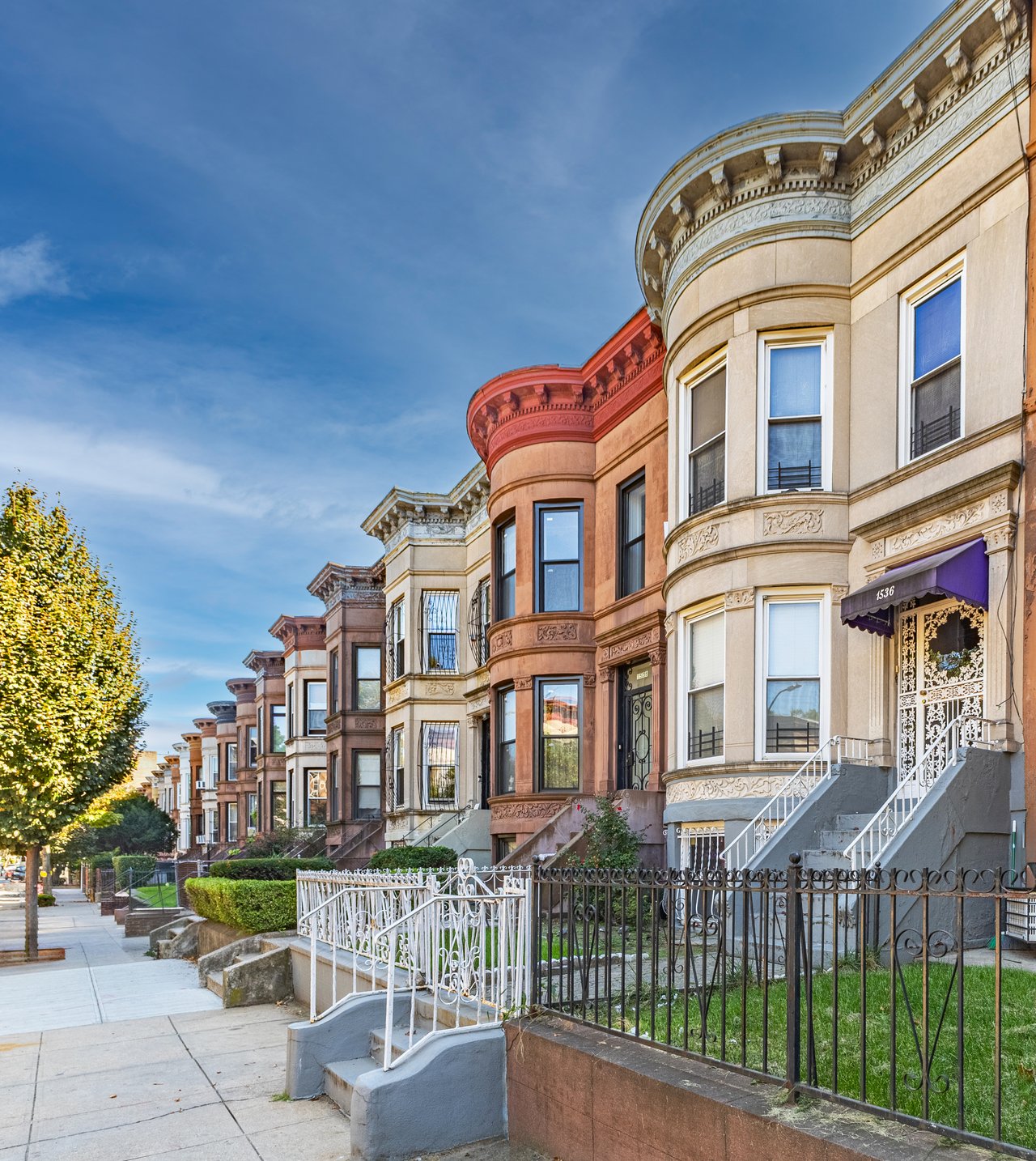 1536 Union Street, a two-family limestone home in Crown Heights, Brooklyn, listed by Parviz Latipzoda and The Parviz Team at Compass.