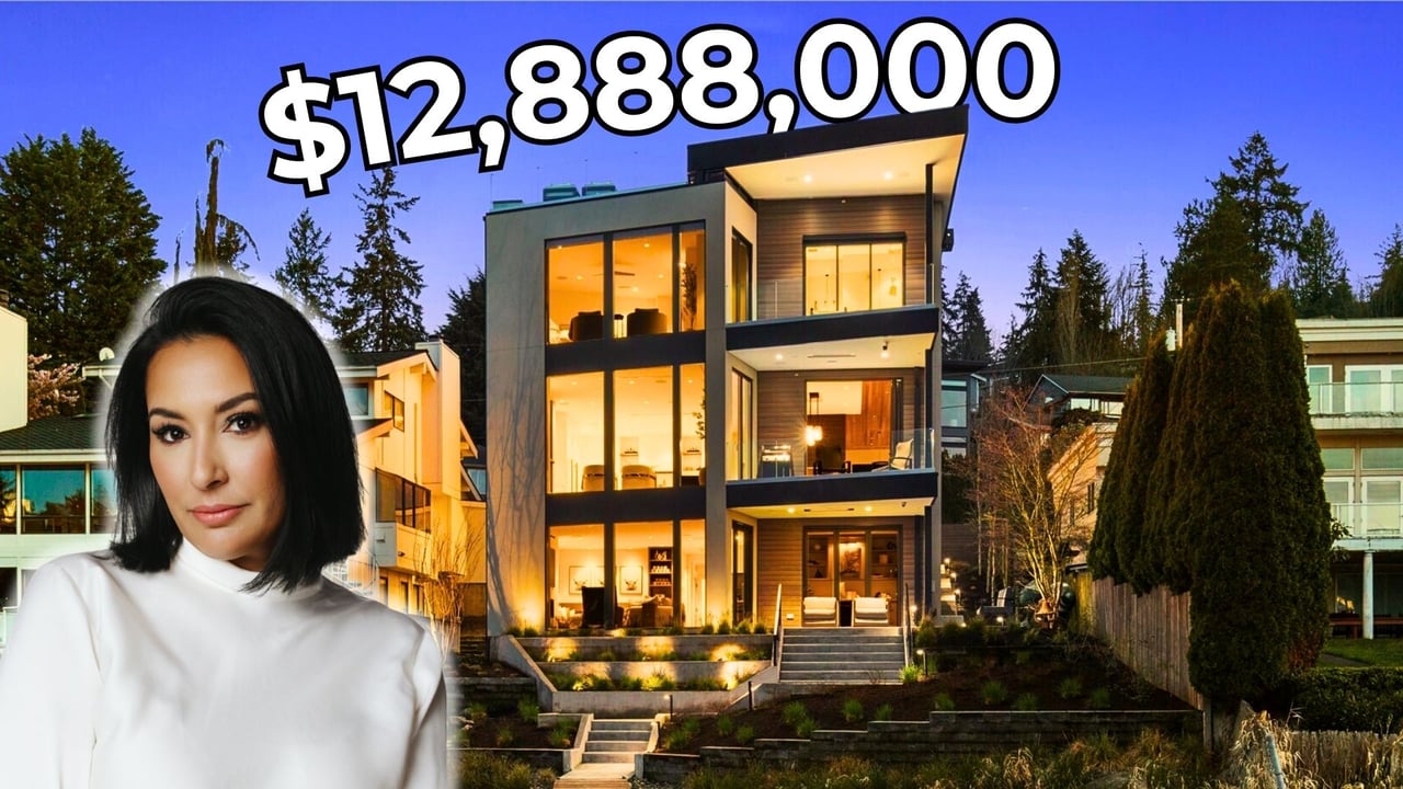 $12,888,000 Waterfront Home in Meydenbauer Bay