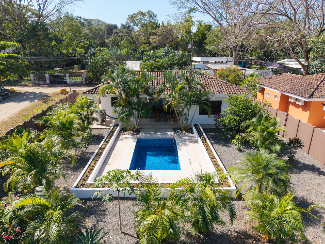 Casa Miel | Stunning 2-Bedroom Home Steps from Playa Potrero's Beaches & Dining.