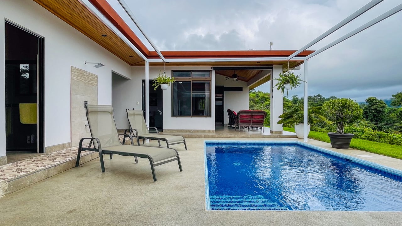 The Best Mountain View Home in South Pacific Costa Rica!