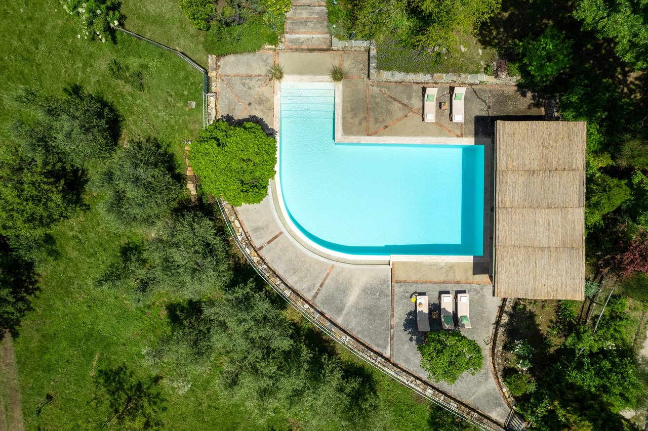 Renovated 18th Century Tuscan Home With Beautiful Hill Views