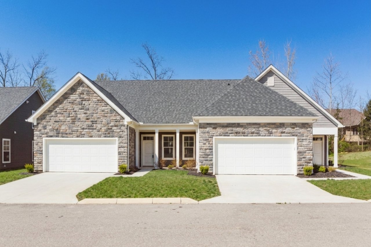 stone exterior twin condo
