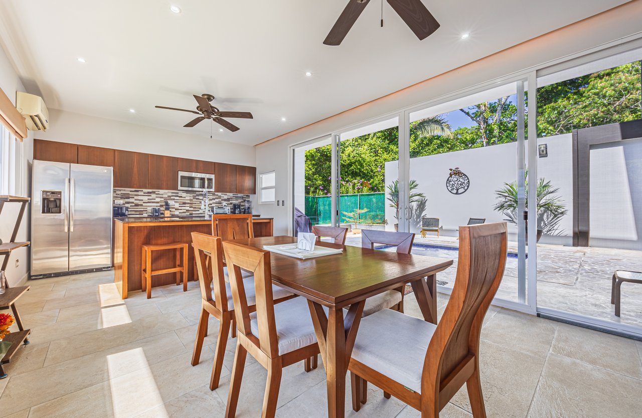 Elegant Tropical Villa Steps from Playa Hermosa – Gated Community