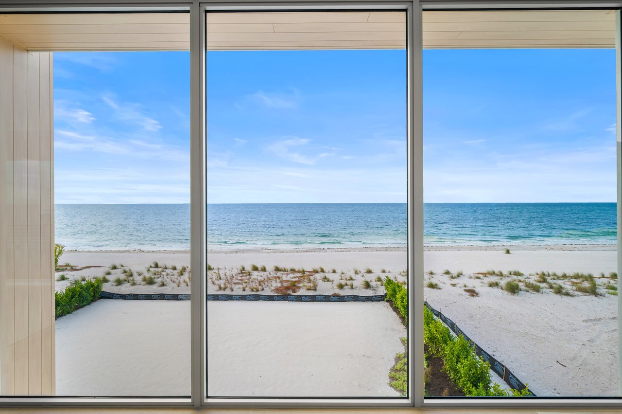 New Construction with Private Gulf Front Access