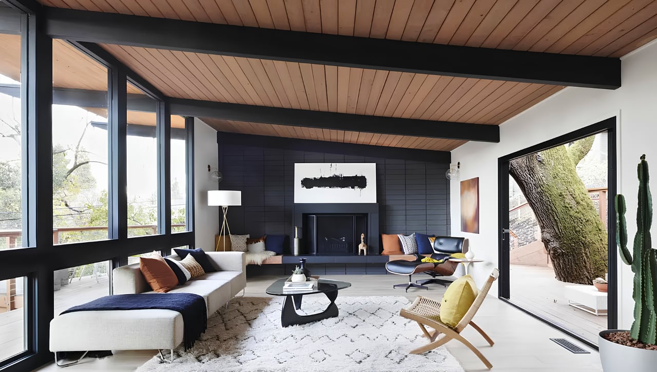 Restoring a 1963 Home on a Hillside Site