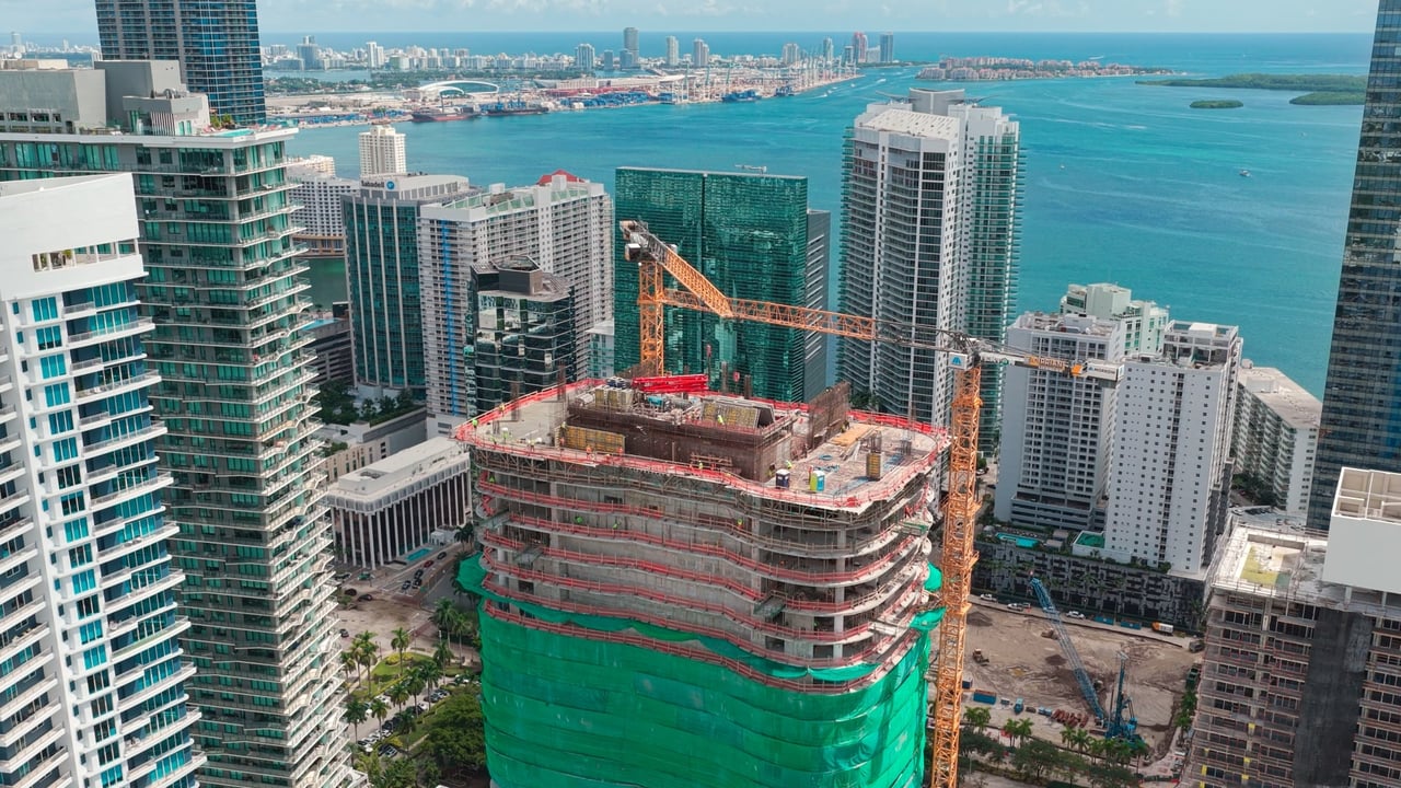 November 2025 | 80-Story TowReaches Midway Point, Marking One of the Fastest Builds in Miami’s History