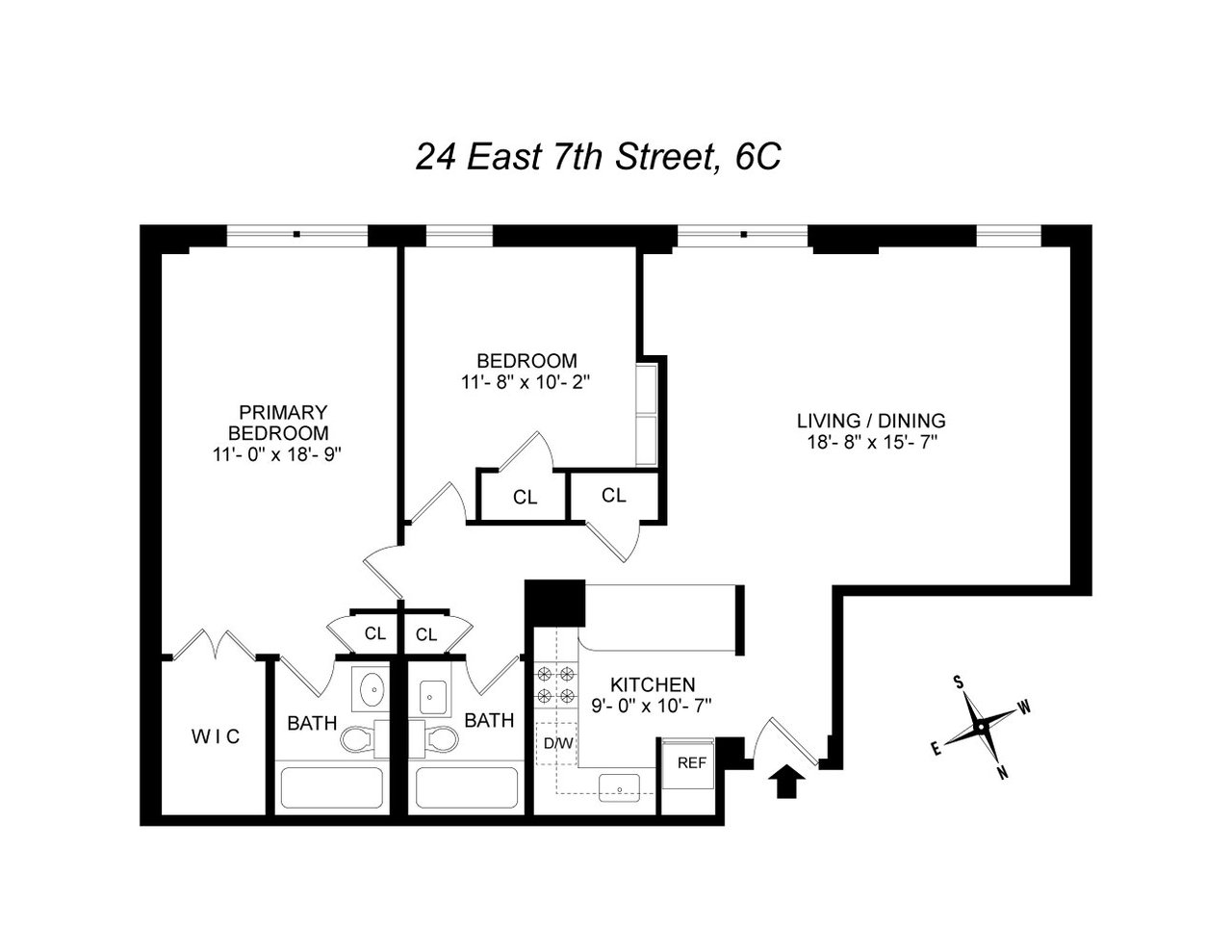 24 East 7th Street, 6C