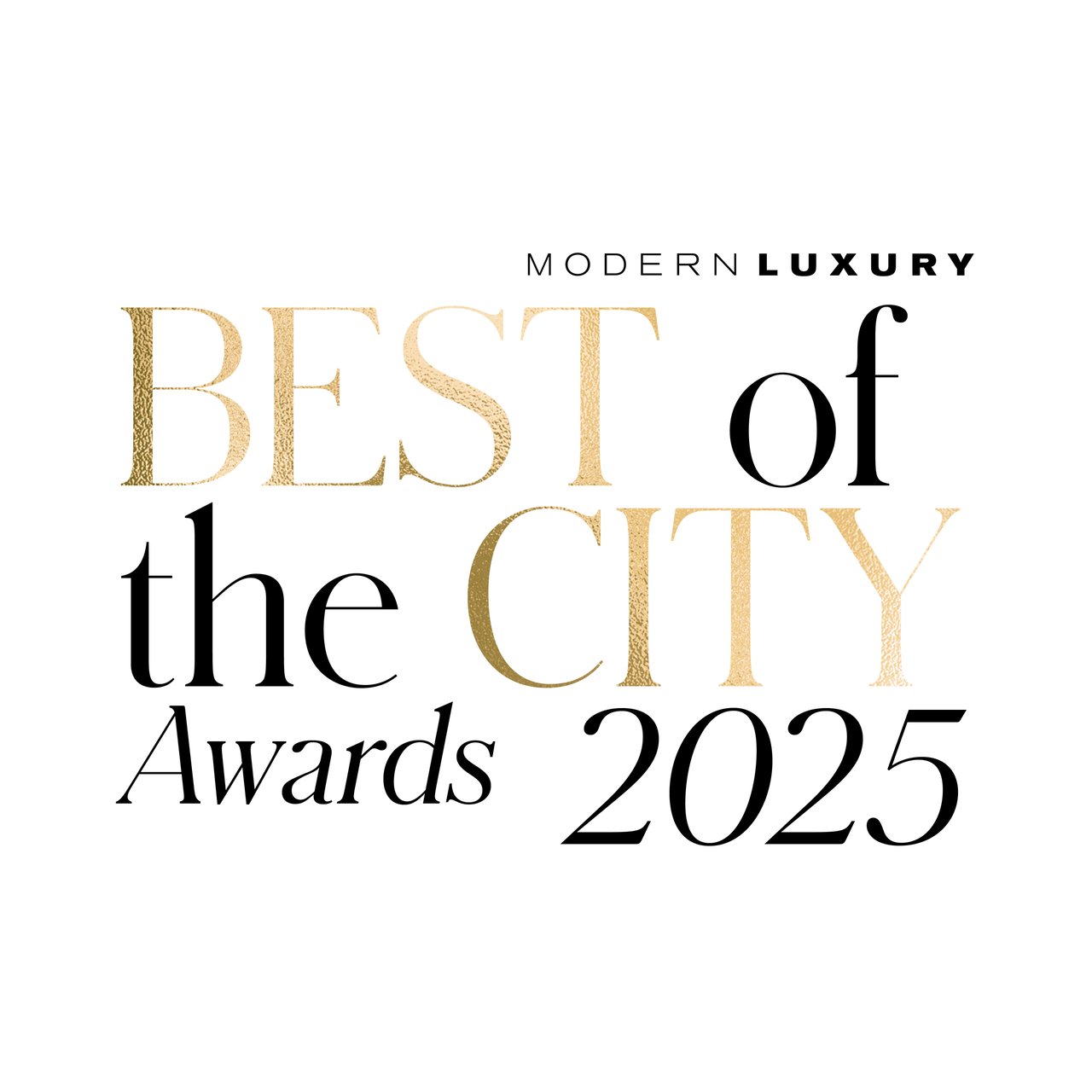 Modern Luxury's Best of the City Awards 2025
