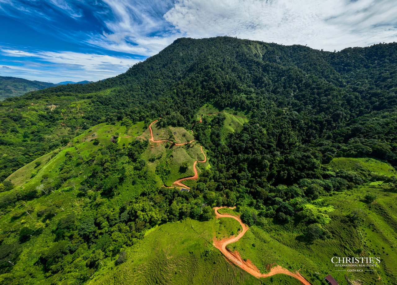 Sanctuary on Love’s Farm | 90ft Private Waterfall + Helipad | An Extraordinary 75-Acre Private Estate in Costa Rica’s South Pacific 