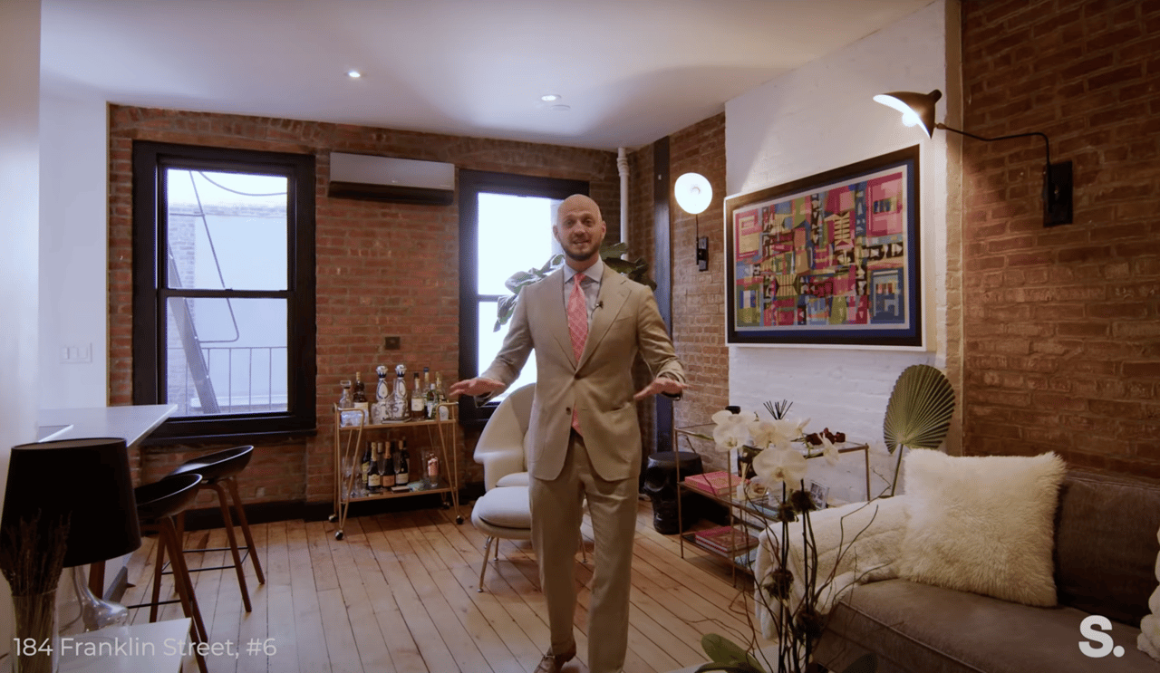 INSIDE a TriBeCa NYC One-Bedroom with Exposed Brick Walls | 184 Franklin St. #6