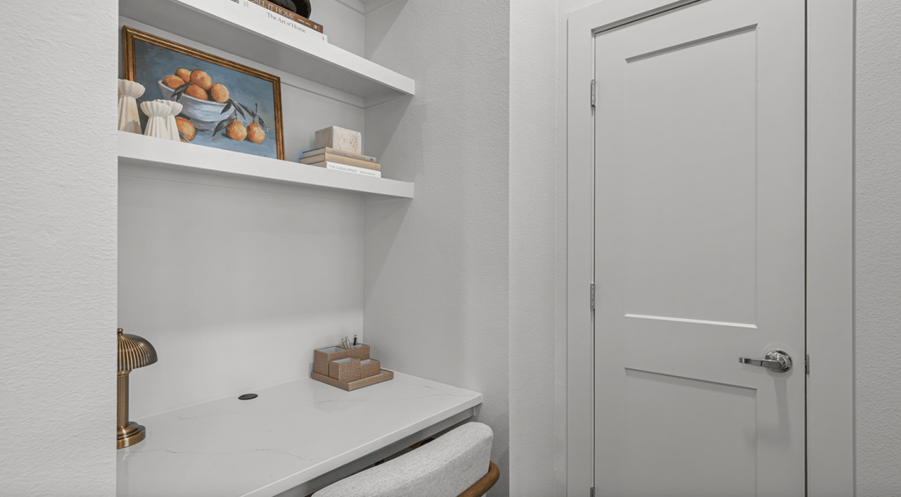 Built in desk