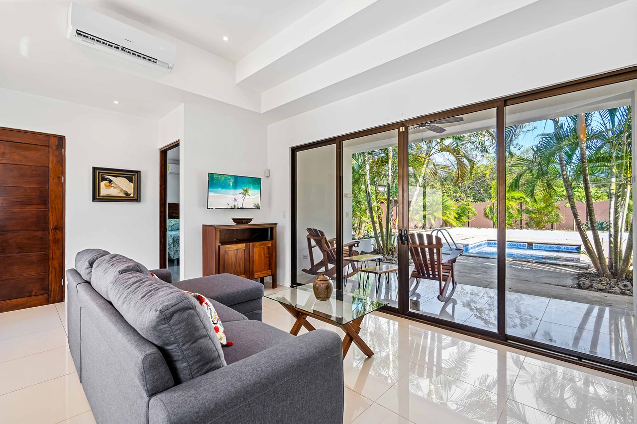 Casa Miel | Stunning 2-Bedroom Home Steps from Playa Potrero's Beaches & Dining.