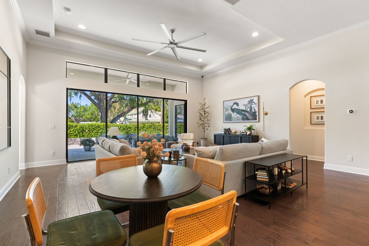 Luxury living room design in Tampa Florida