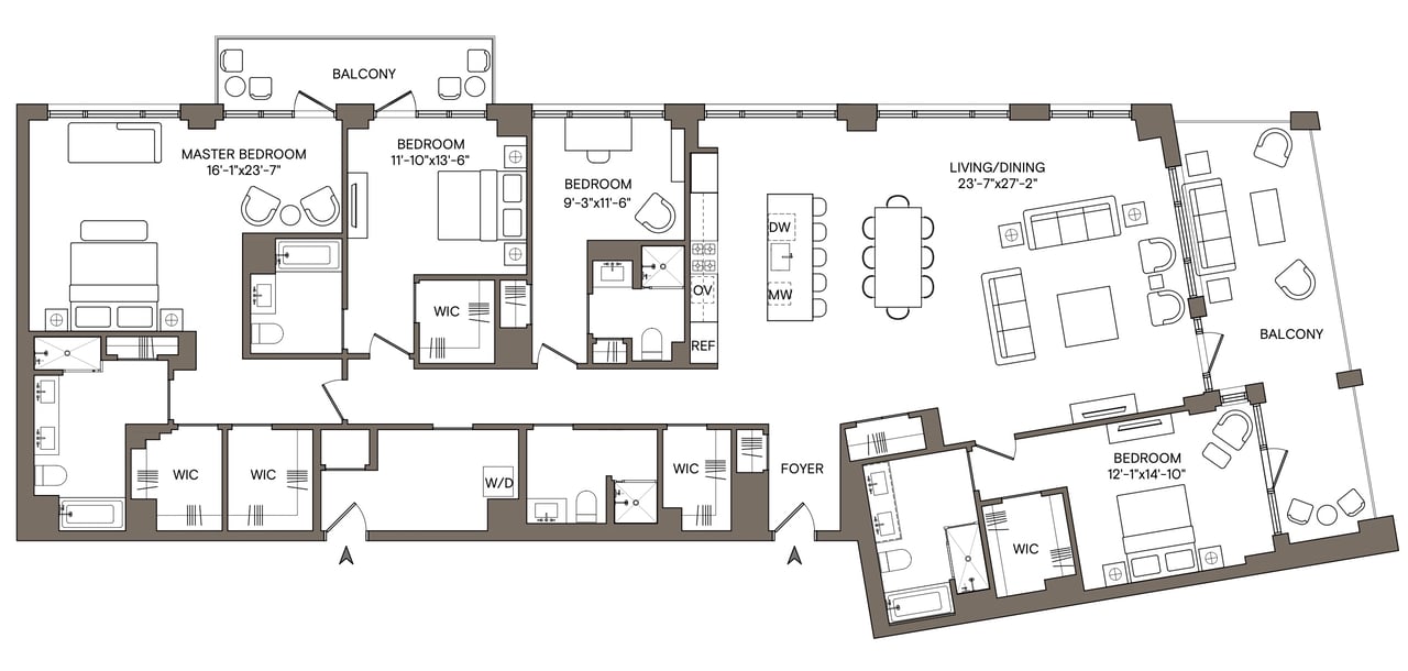 NORTH/EAST 4BR