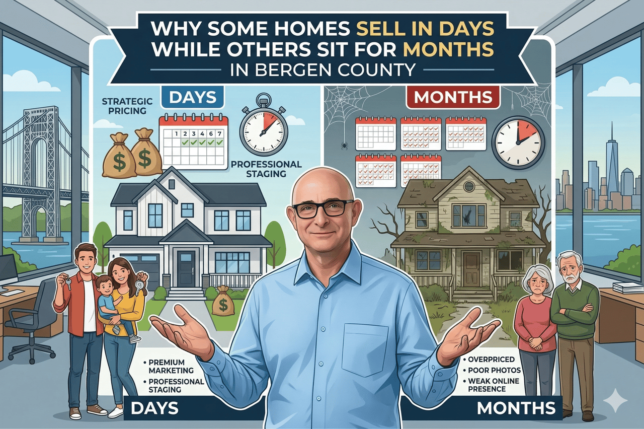 Why Some Homes Sell in Days While Others Sit for Months in Bergen County