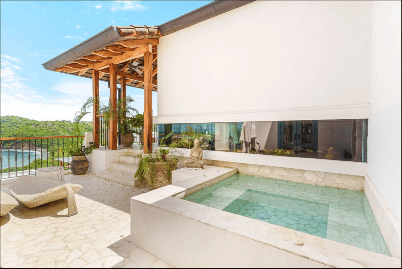 Villa Santorini | Four-level Oceanview Costa Rica’s Premier Car-free Beach Town.