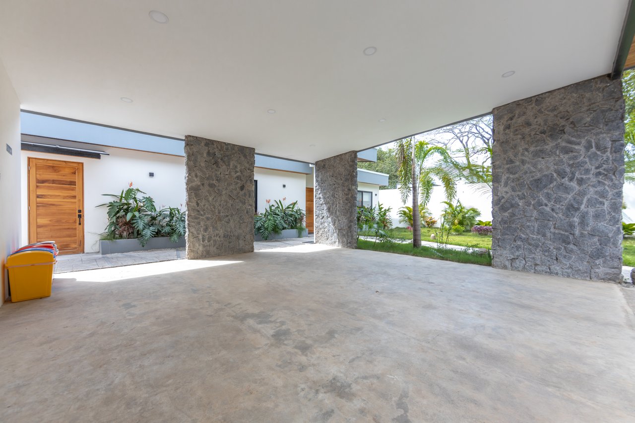 Casa Guacamaya Roja Lot B20 | Elegant 4-Bedroom Home with Pool & Outdoor Kitchen, Steps from Playa Grande Beach, Costa Rica