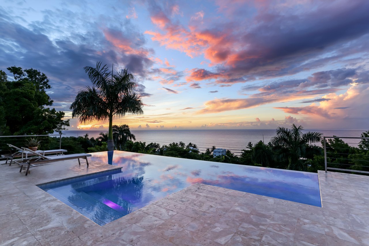 Casa Azul, Rincón PR                  Luxury Modern Hilltop & Ocean Views