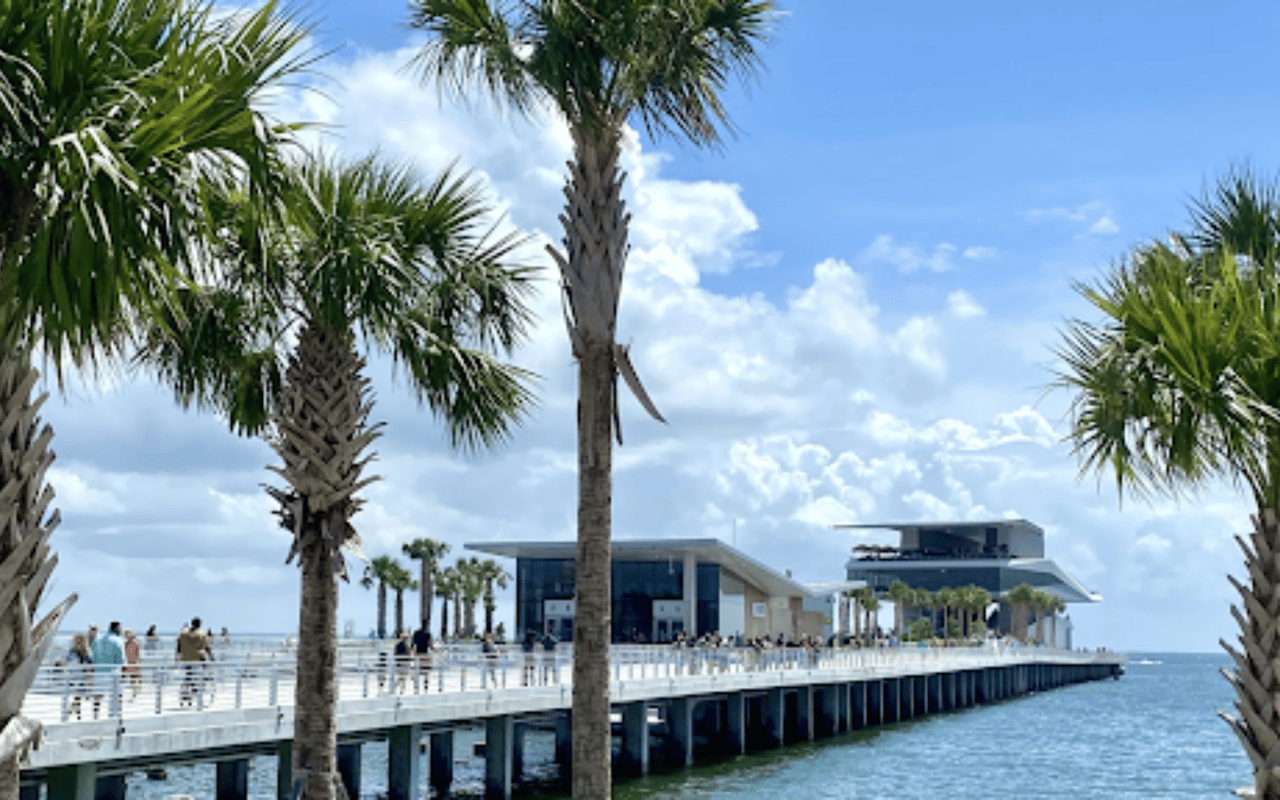 St. Pete pier and the ocean 
