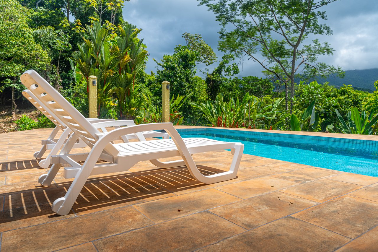 Amazing Mountain View and Ocean View House and Guest House on 4.5 Acres of land in Ojochal