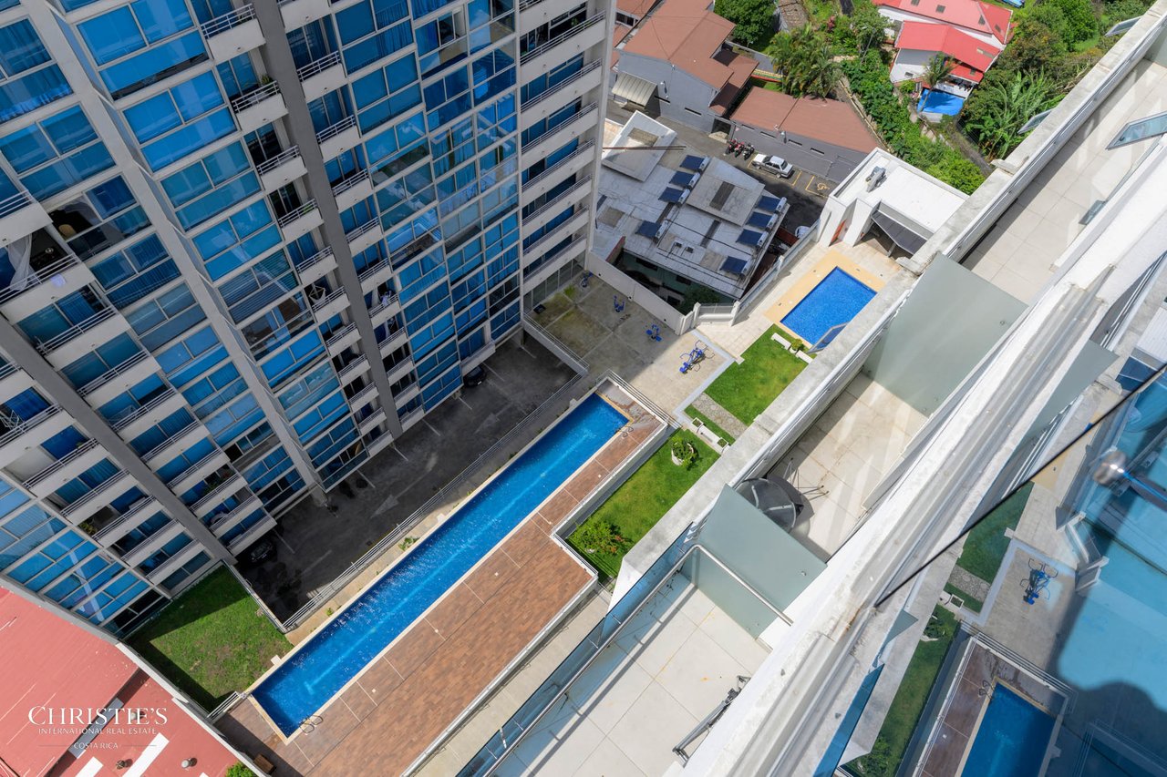 Modern 2-Bedroom Condo with Mountain Views in Barrio Escalante