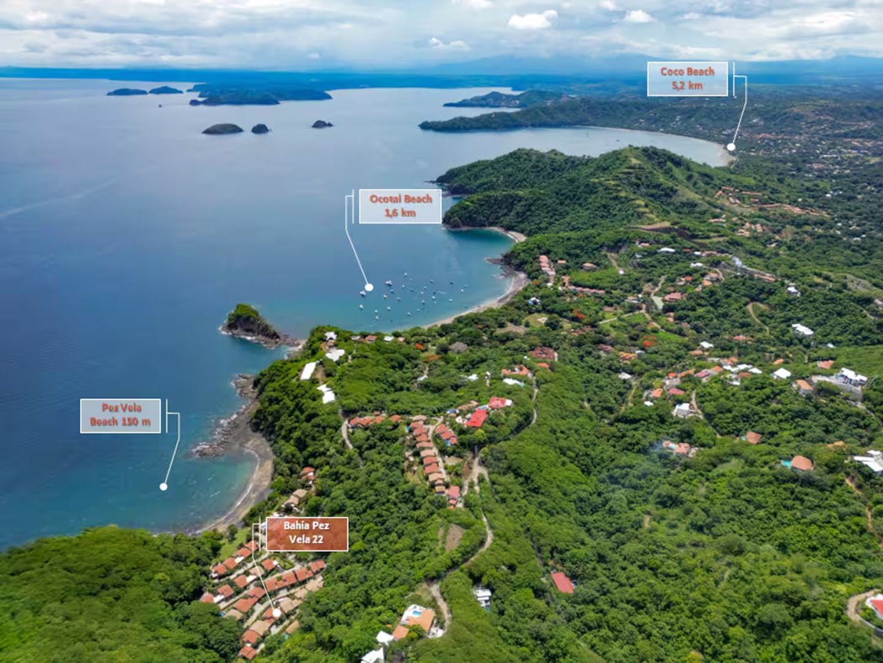 Beachfront Ocean View Home, Papagayo, Guanacaste