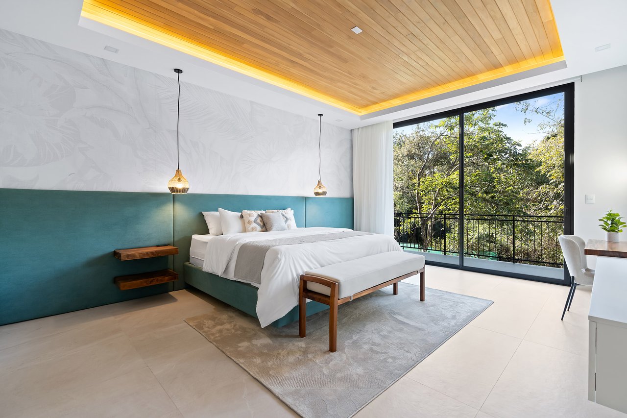 Villa Tropical Dawn | 4-Bedroom Modern Oasis in Bosques de Pinilla with Forest Views & Resort-Style Amenities