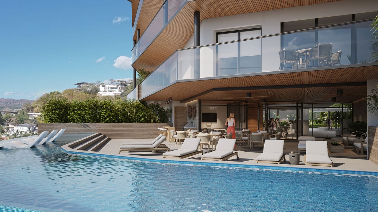 Tamarindo 360, Unit 202 | Luxury Ocean-View Condo with Sunset Terrace, Pool & Prime Location