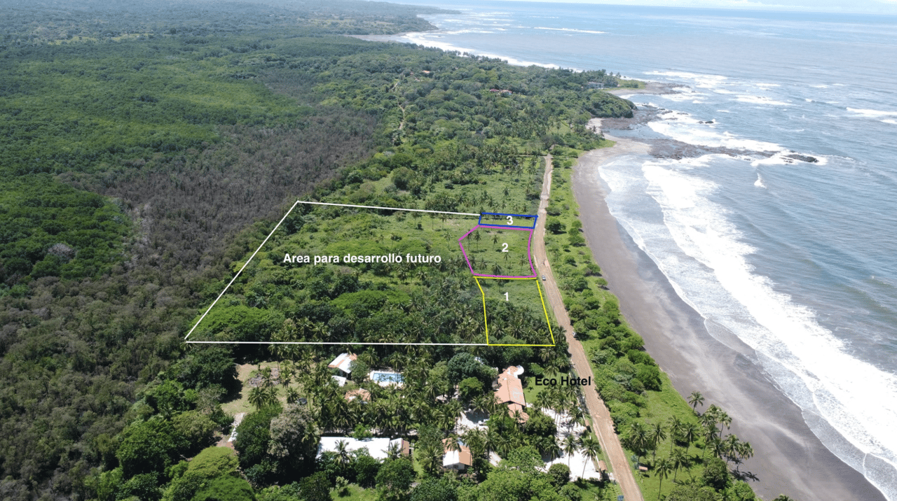 Playa Junquillal 3 Unique Side-By-Side Beachfront Properties