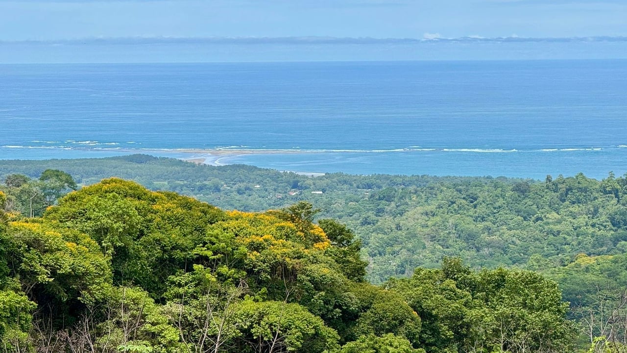 Prime Mountain Farm Land with Ocean Views and Private Waterfall in Uvita, Costa Rica