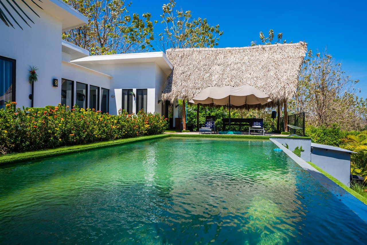 Villa Eva | Exclusive Gated Community Home with Mountain Views Near Tamarindo Beach