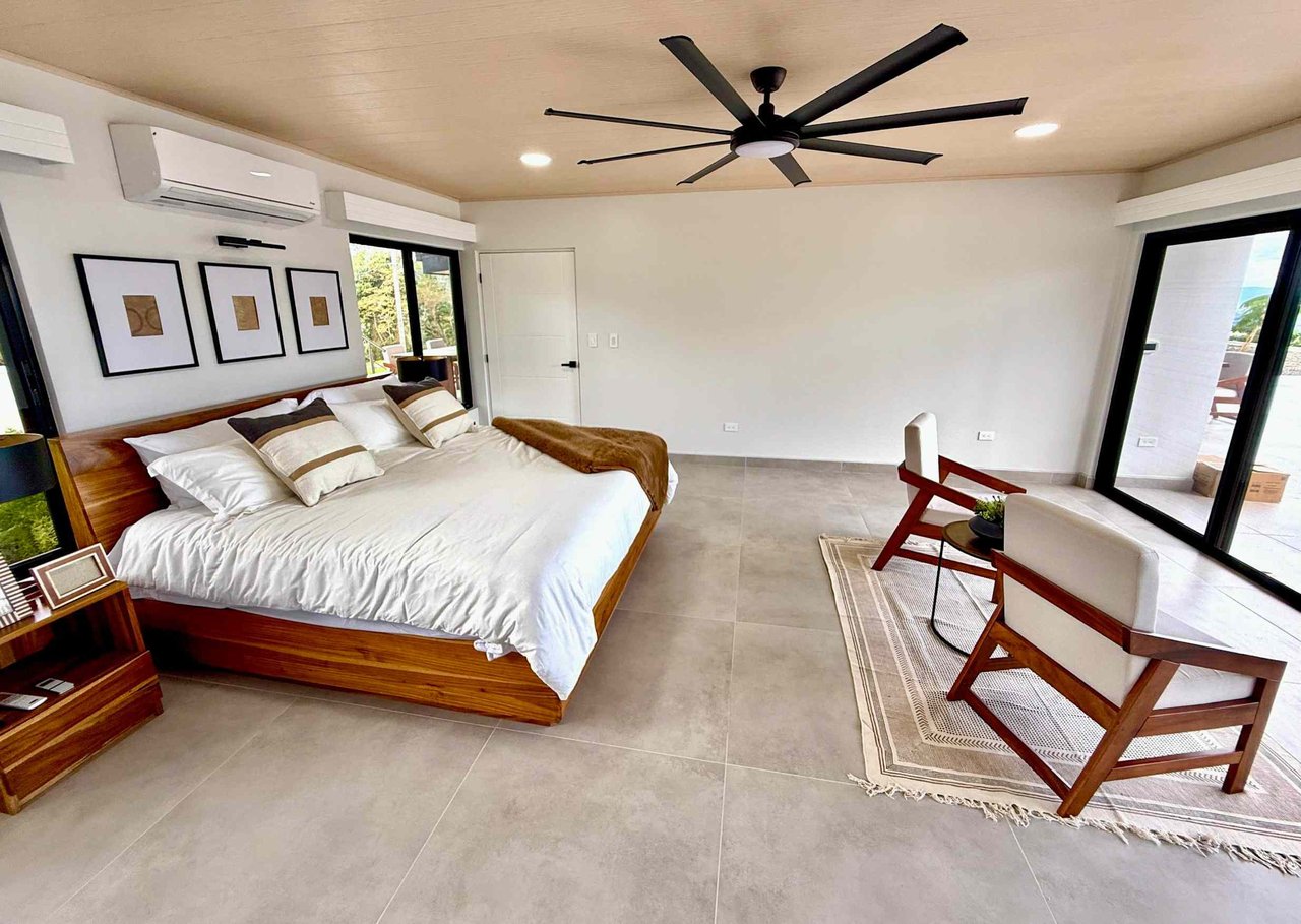Brand New Modern Luxury 4-Bedroom Home with Pool and Incredible Panoramic Coastal & Ocean Views in Teancum at Tawal near Ojochal Costa Rica