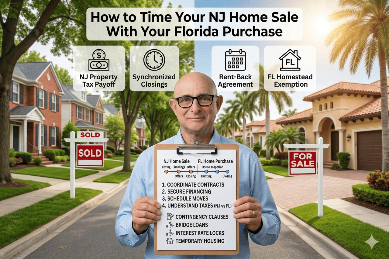 How to Time Your NJ Home Sale With Your Florida Purchase