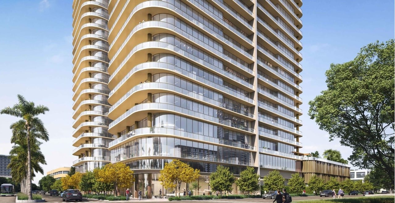 May 2025: Crystalline Towers Proposed to Float 20 Stories Above Biscayne Bay