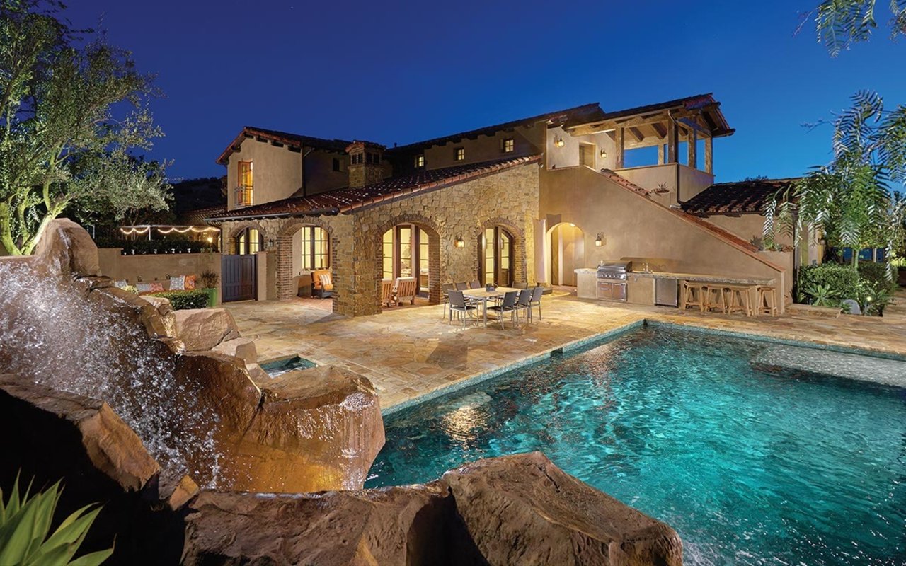 Sold 67 Canyon Creek Tuscan-Inspired Custom Estate in the Community of Shady Canyon