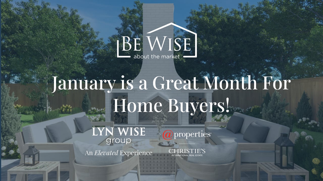 January is a Great Month For Buyers